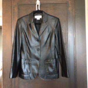 Black Leather Jacket by Jones New York